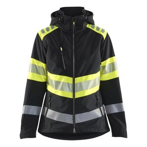 Blaklader BLAKLADER 44042513 Women’s Hi Vis Softshell Jacket Hi Vis Reflective Softshell Work Jacket WOMEN - Waterproof - 440425139933