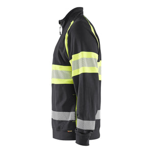Blaklader BLAKLADER 35511158 Hi Vis Sweater Hi Vis Reflective Full-zip Work Sweatshirt MEN - 100% Cotton - 355111589933_CL