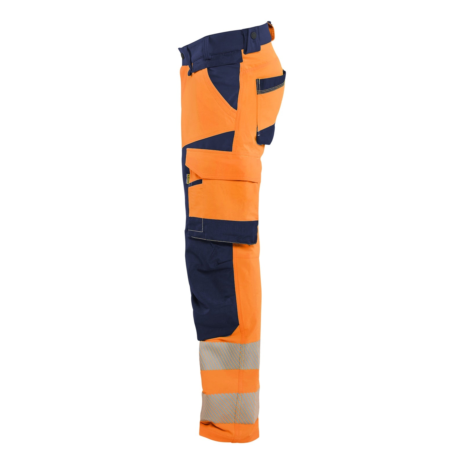 Blaklader BLAKLADER 11241648 Hi Vis Trousers 4 Way Stretch Hi Vis Reflective Work Trousers Men - double weave - 112416485389_CL