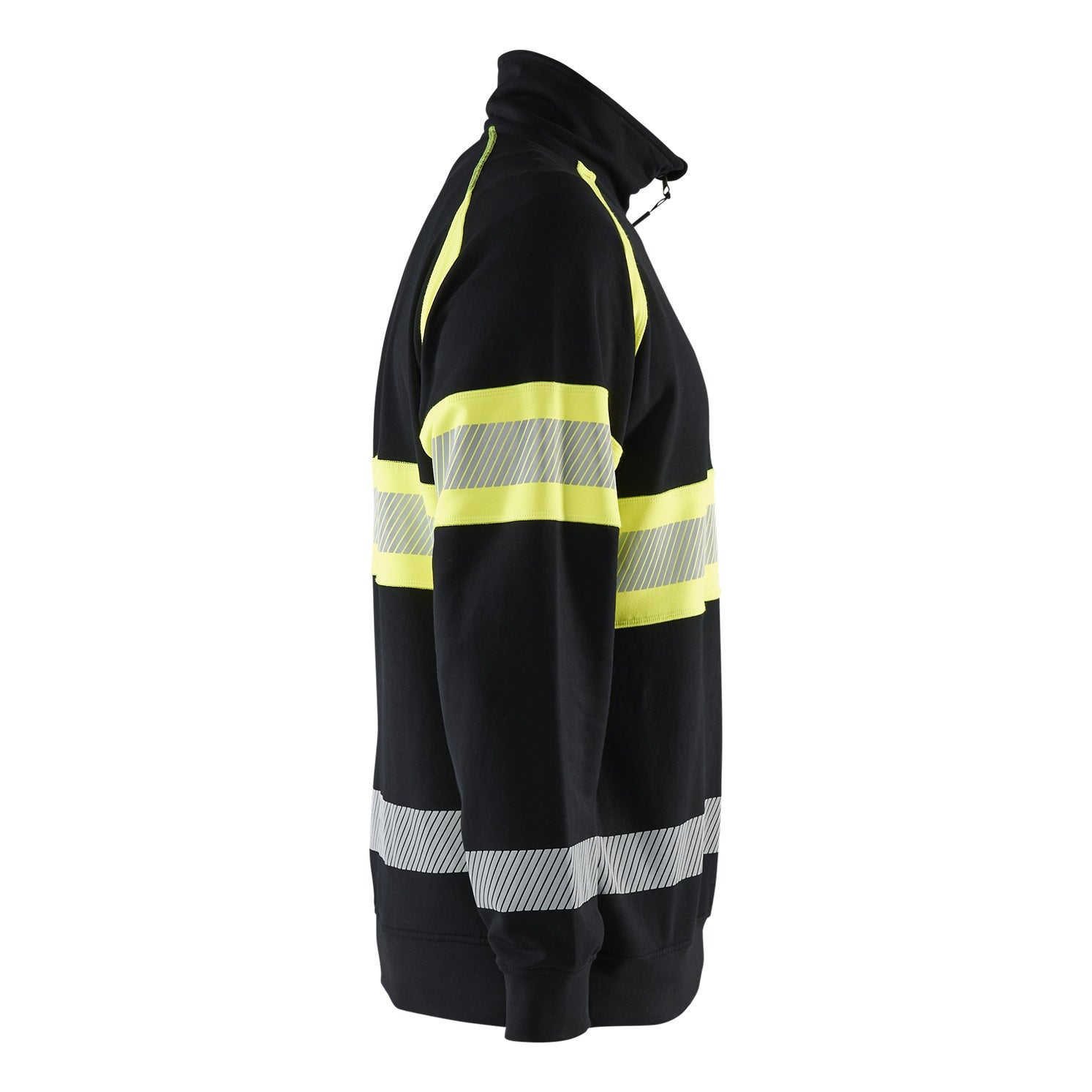 Blaklader BLAKLADER 35531158 Hi Vis Sweater Hi Vis Reflective Half-zip Work Sweatshirt MEN - 100% Cotton - 355311589933_CR