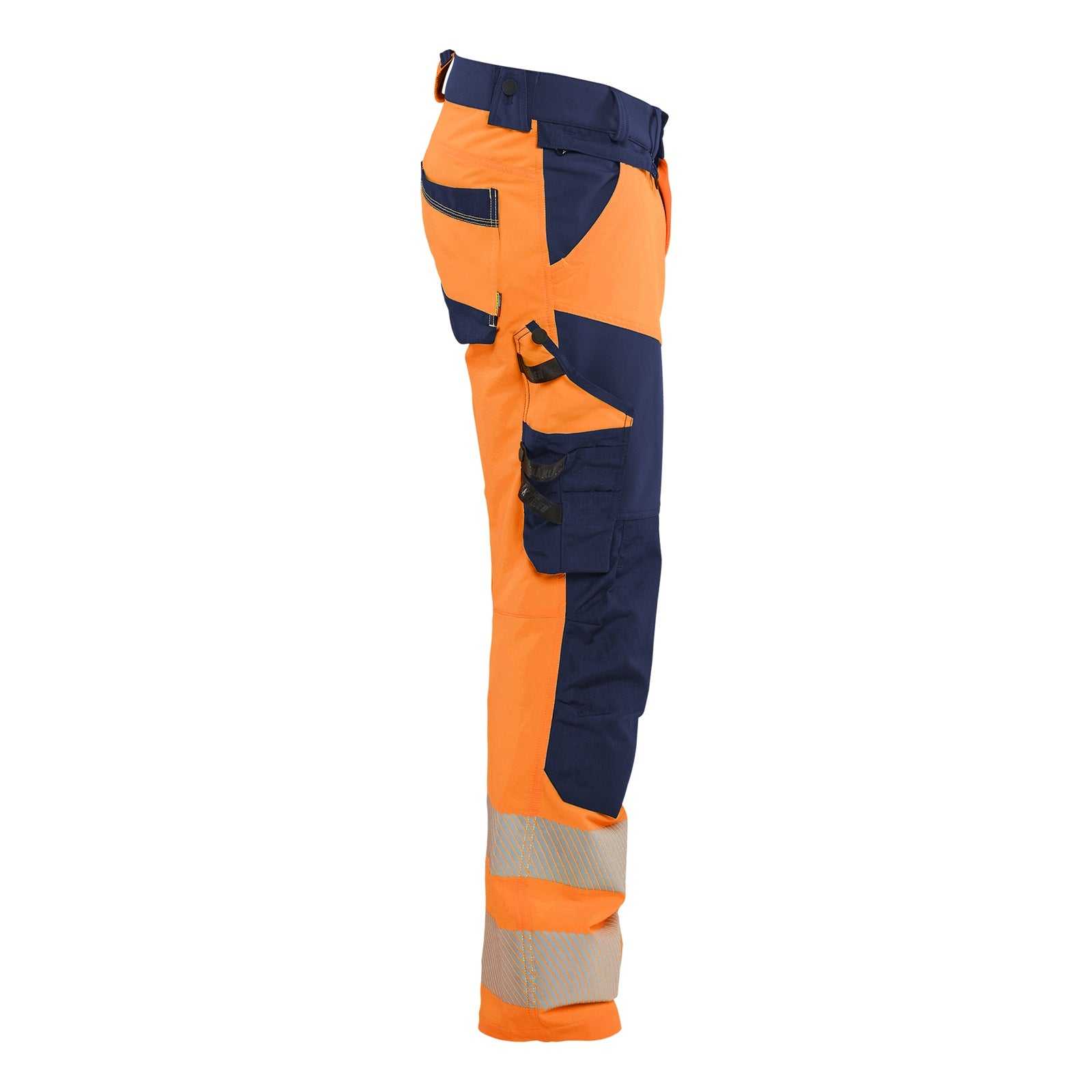 Blaklader BLAKLADER 11241648 Hi Vis Trousers 4 Way Stretch Hi Vis Reflective Work Trousers Men - double weave - 112416485389_CR