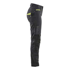 Blaklader BLAKLADER 71951330 | Women's service trousers with stretch Hi Vis Reflective Work Trousers Women - Ripstop Fabric - 719513309933_CR