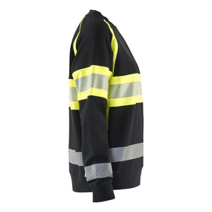 Blaklader BLAKLADER 34091158 Hi Vis Reflective Sweatshirt WOMEN - 100% Cotton - 340911589933_CR