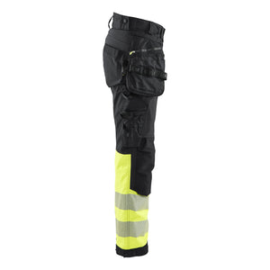 Blaklader BLAKLADER 71142513 | Women's Hi Vis softshell trousers Hi Vis Reflective Work Trousers Women - Waterproof - 711425139933_CR