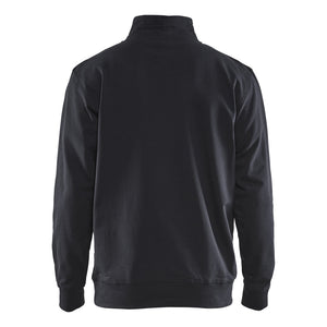 Blaklader BLAKLADER 33651048 Sweatshirt With Collar Half-zip Work Sweatshirt MEN - Brushed Inside - 336510489900_CB