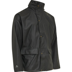 ELKA Rainwear - Dry Zone PU Rain Jacket - Black