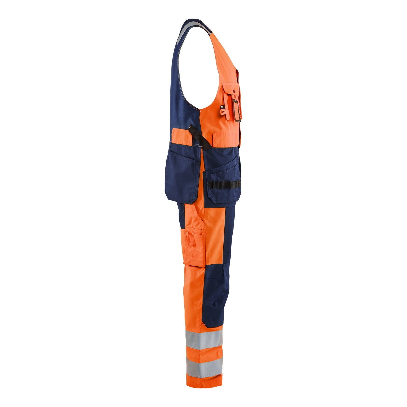 Blaklader BLAKLADER 26531804 Hi Vis Sleeveless Overall Work Overall Men - polyester cotton blend - 265318045389_CR