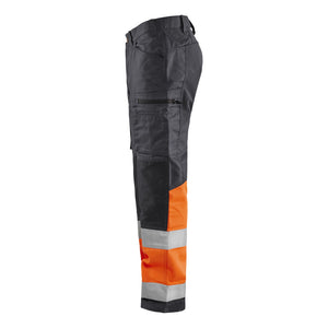 Blaklader BLAKLADER 15511811 | Hi Vis Trousers with Stretch Hi Vis Reflective Work Trousers Men - 65% Polyester - 155118119653_CL