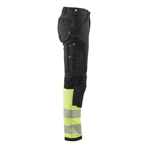 Blaklader BLAKLADER 11931642 | Hi Vis 4 way stretch trousers Hi Vis Reflective Work Trousers Men - Water Repellent - 119316429933_CR