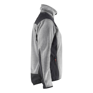 Blaklader BLAKLADER 59432536 Women's Knitted Jacket with Softshell Work Jacket WOMEN - Stretch Fabric - 594325369099_CR