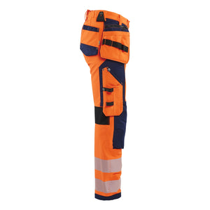 Blaklader BLAKLADER 71971642 | Women's Hi Vis trousers with 4 way stretch Hi Vis Reflective Work Trousers Women - Water Repellent - 719716425389_CR