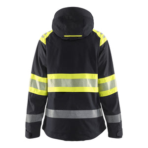 Blaklader BLAKLADER 44301977 WOMEN’S HI VIS SHELL JACKET Hi Vis Reflective Shell Work Jacket WOMEN - Waterproof - 443019779933_2