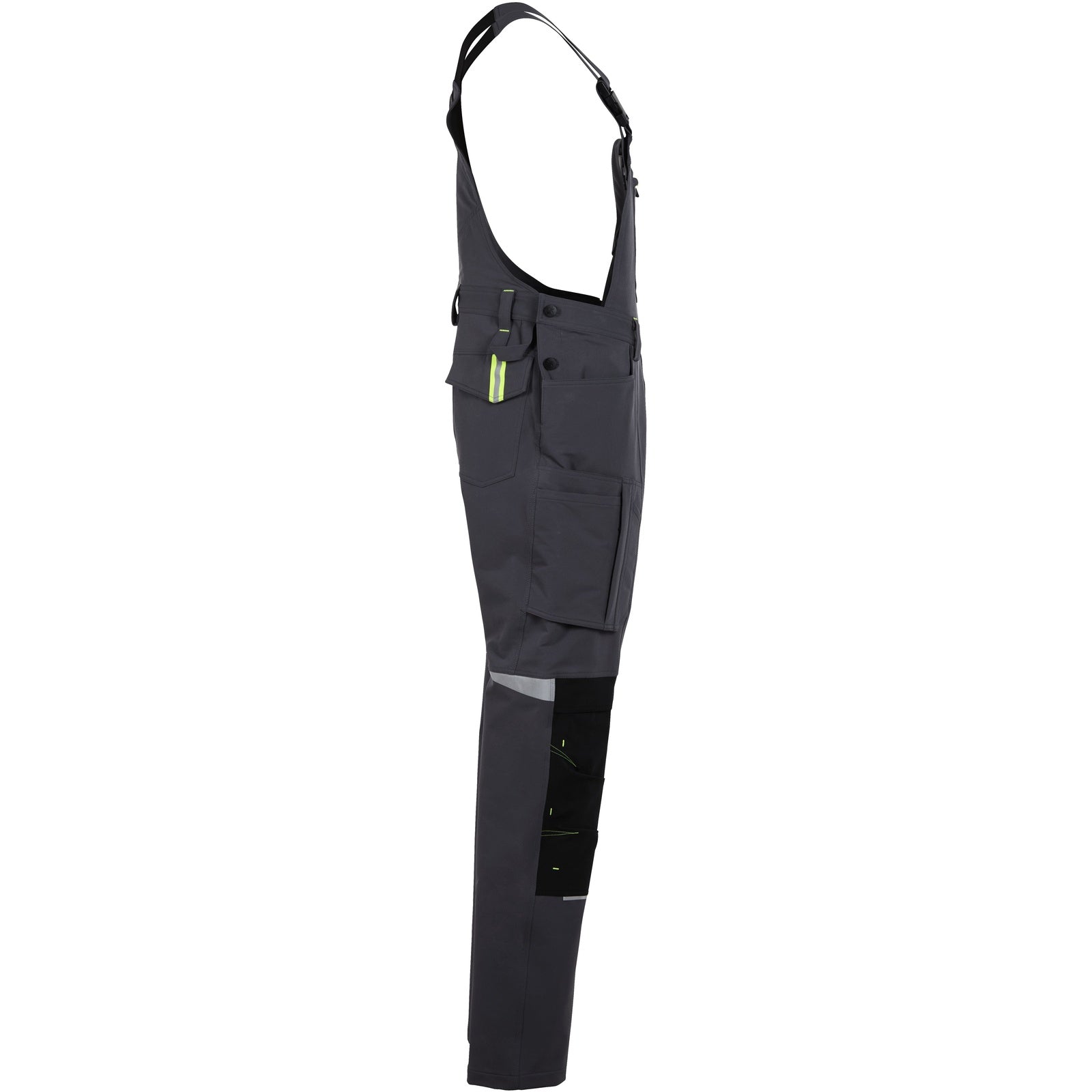 Planam rECOline Bibpant slate/black - Model view 3
