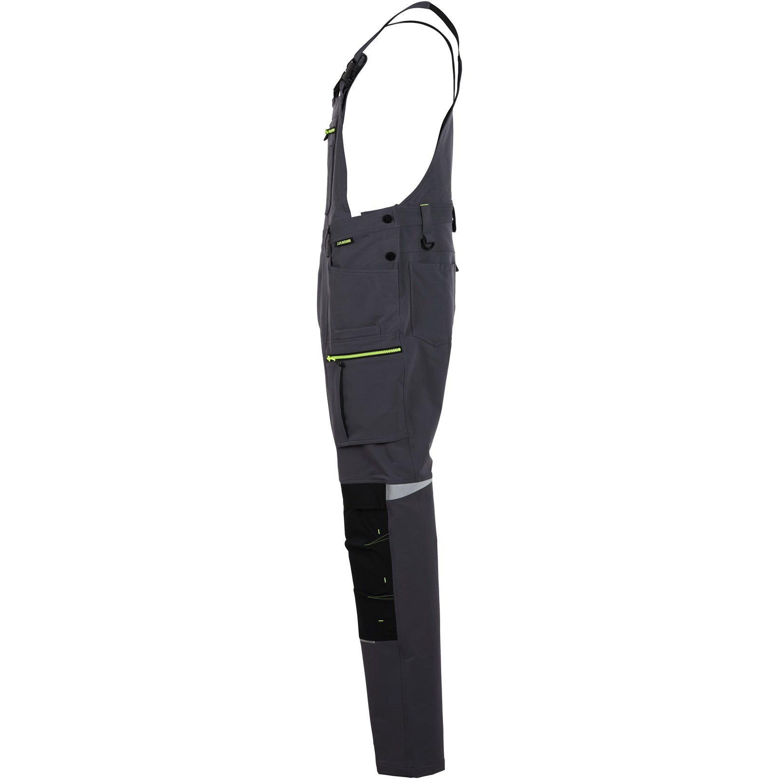Planam rECOline Bibpant slate/black - Model view 4