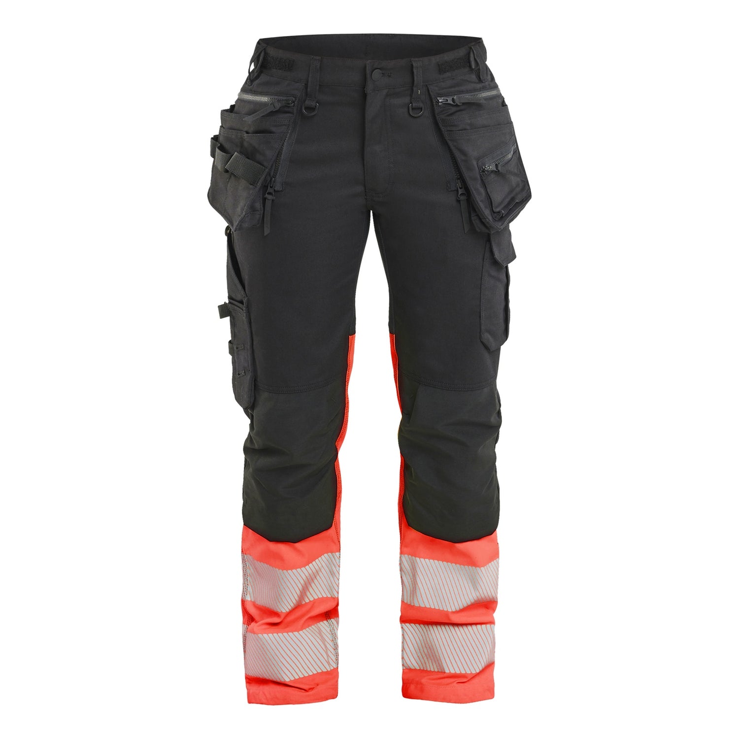Blaklader BLAKLADER 70301149 | Women's Hi vis Trousers Stretch Hi Vis Reflective Work Trousers Women - Cordura Denim - 703011499955