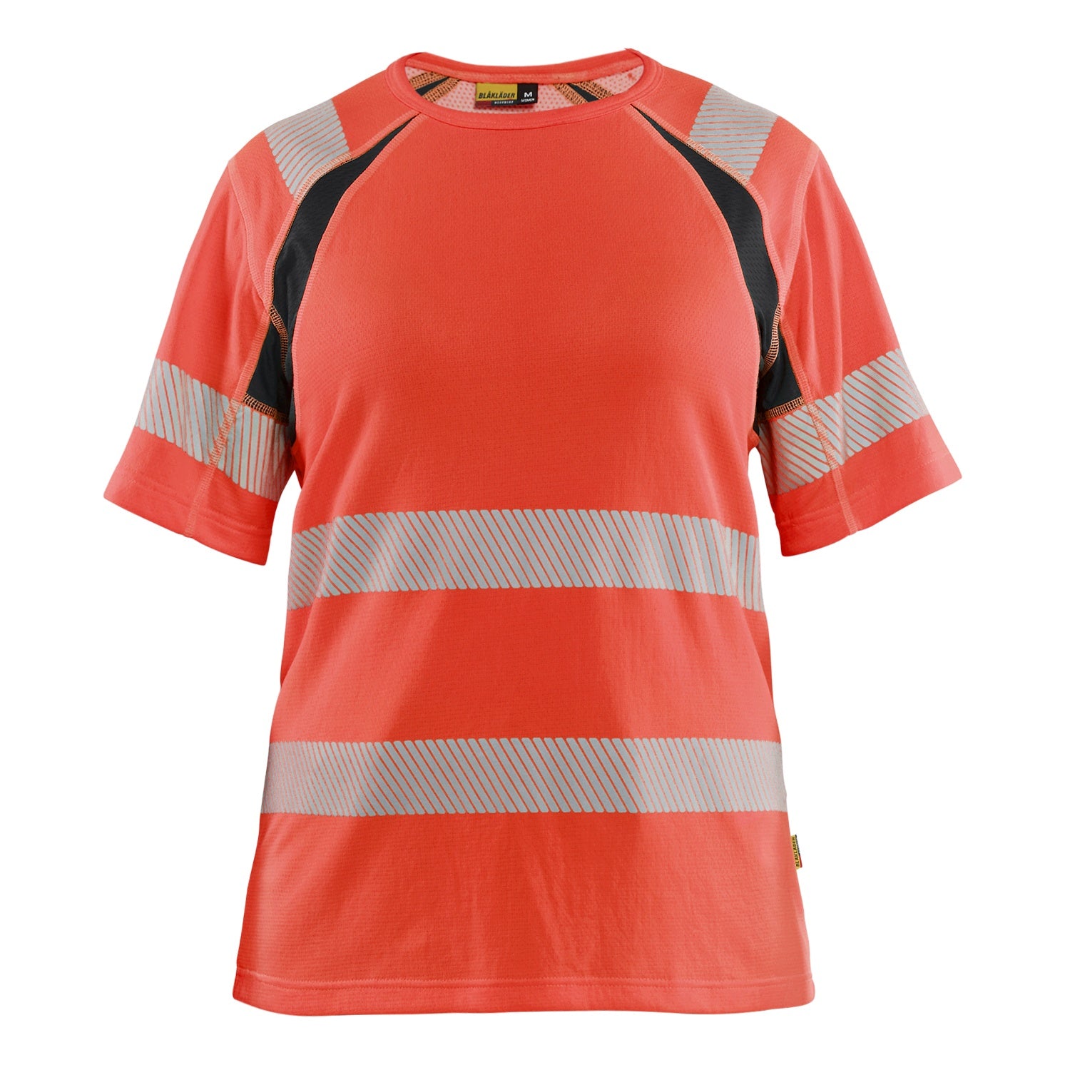 Blaklader BLAKLADER 35032537 Women’s Hi Vis T shirt Hi Vis Reflective Short Sleeve Work T-Shirt WOMEN - Moisture Wicking - 350325375599