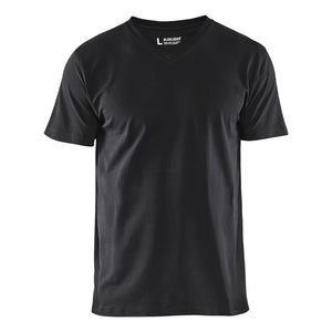 Blaklader BLAKLADER 33601029 T SHIRT, V NECK Short Sleeve Work T-Shirt MEN - 95% Cotton - 336010299900