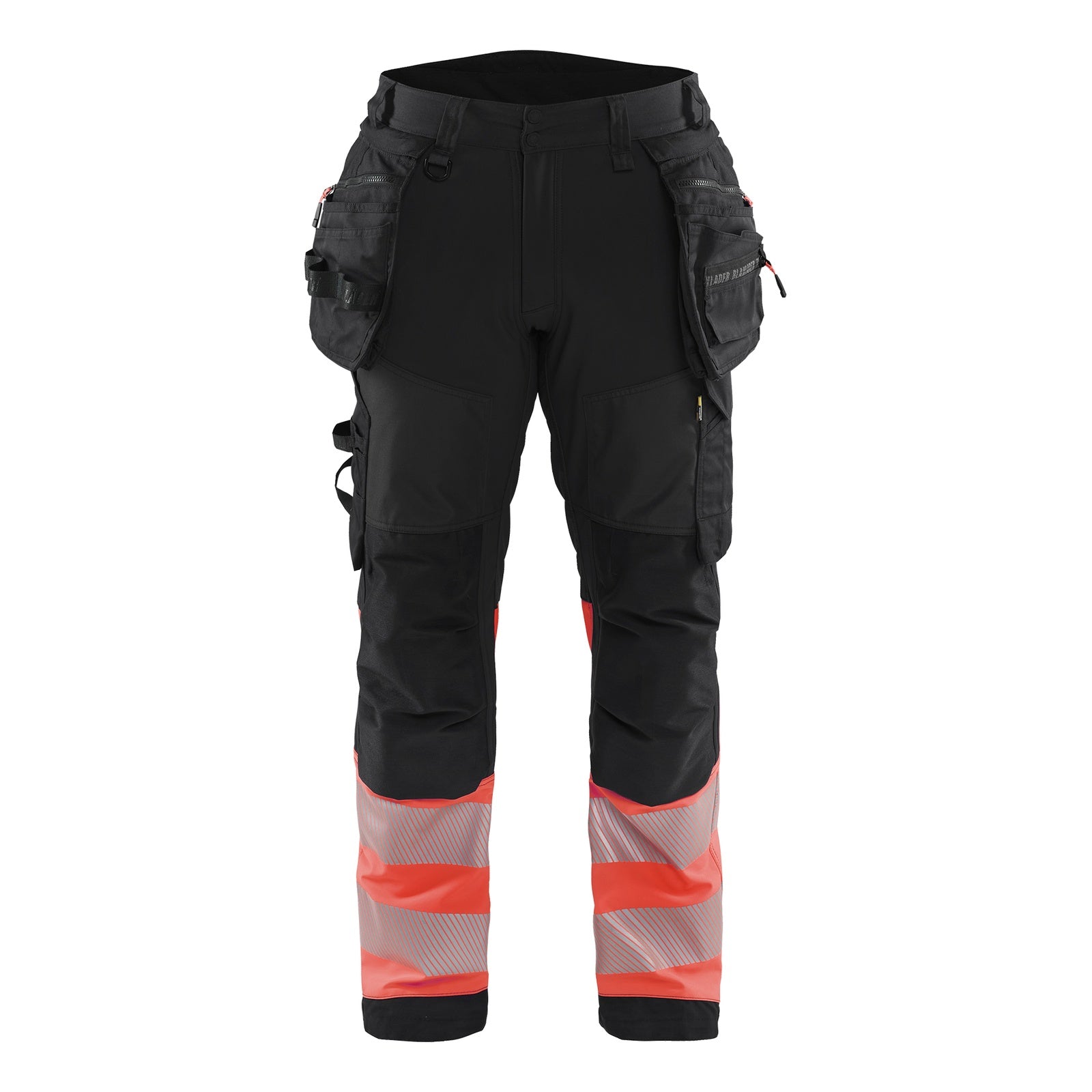 Blaklader BLAKLADER 18212513 | Hi vis Softshell Trousers Hi Vis Reflective Work Trousers Men - Waterproof - 182125139955