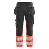 Blaklader BLAKLADER 11301149 | Hi vis Trousers Stretch Hi Vis Reflective Work Trousers Men - Cordura Denim - 113011499955