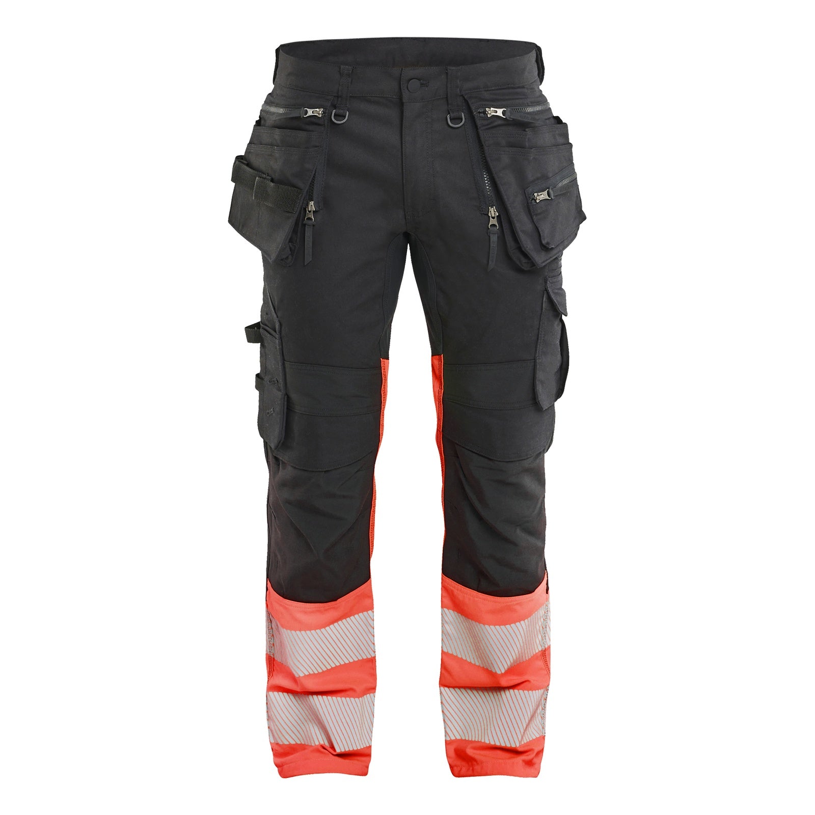 Blaklader BLAKLADER 11301149 | Hi vis Trousers Stretch Hi Vis Reflective Work Trousers Men - Cordura Denim - 113011499955