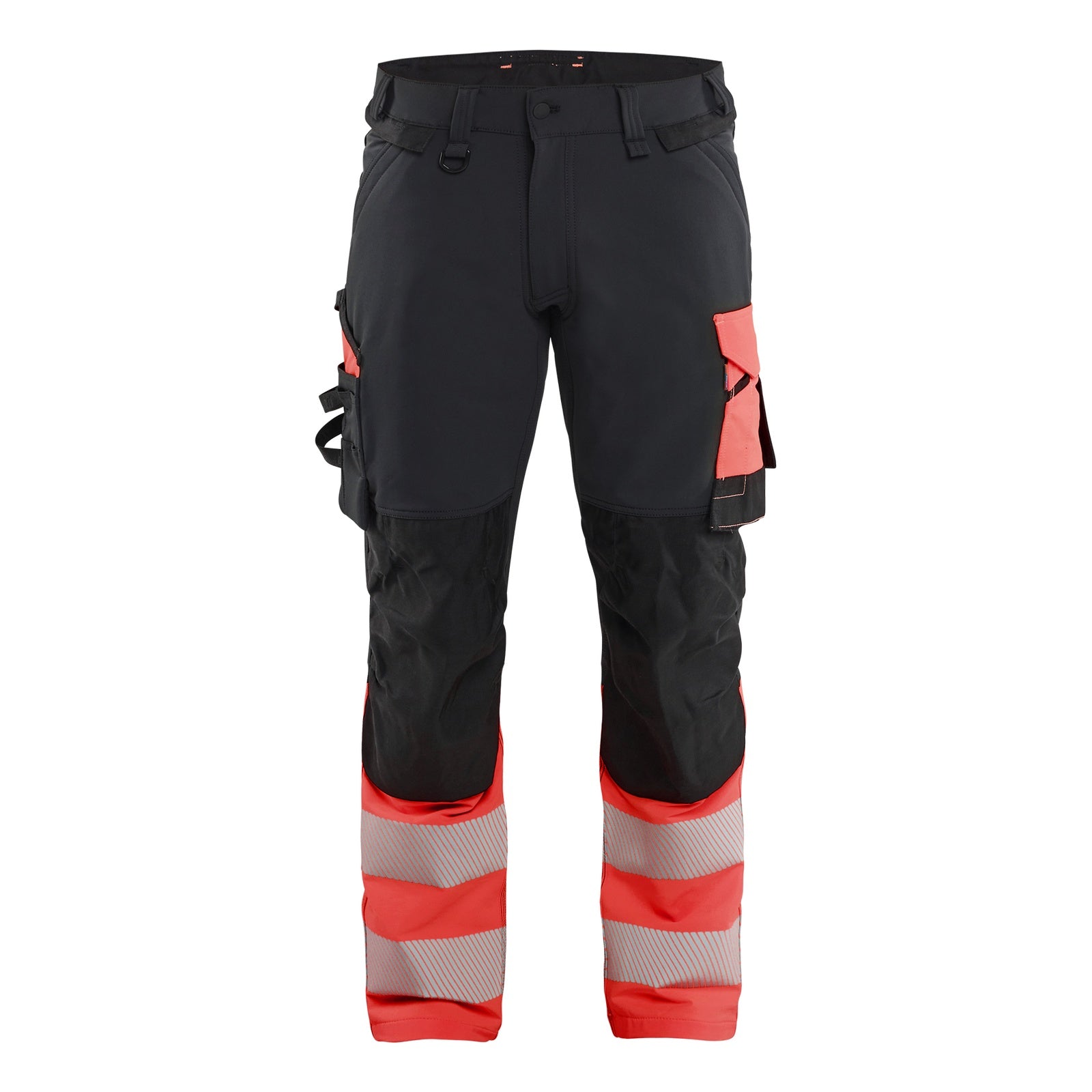 Blaklader BLAKLADER 11261648 | Hi Vis Trousers 4 Way Stretch Hi Vis Reflective Work Trousers Men - double weave - 112616489955