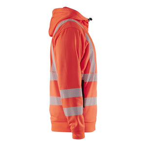 Blaklader BLAKLADER 35652538 Hi Vis Hoodie Full Zip Hi Vis Reflective Hoodie Work Sweatshirt MEN - Breathable - 356525385500_CL