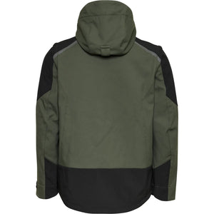 ELKA Rainwear - Working Xtreme Softshell Jacket with detachable sleeves - Olive/Black