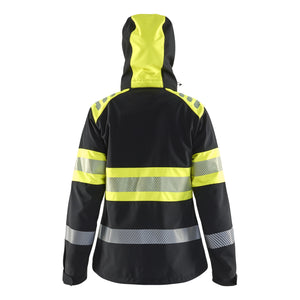 Blaklader BLAKLADER 44042513 Women’s Hi Vis Softshell Jacket Hi Vis Reflective Softshell Work Jacket WOMEN - Waterproof - 440425139933_3