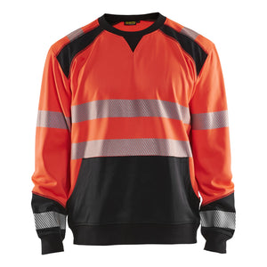 Blaklader BLAKLADER 35412528 Hi Vis Reflective Sweatshirt MEN - Brushed Inside - 354125285599