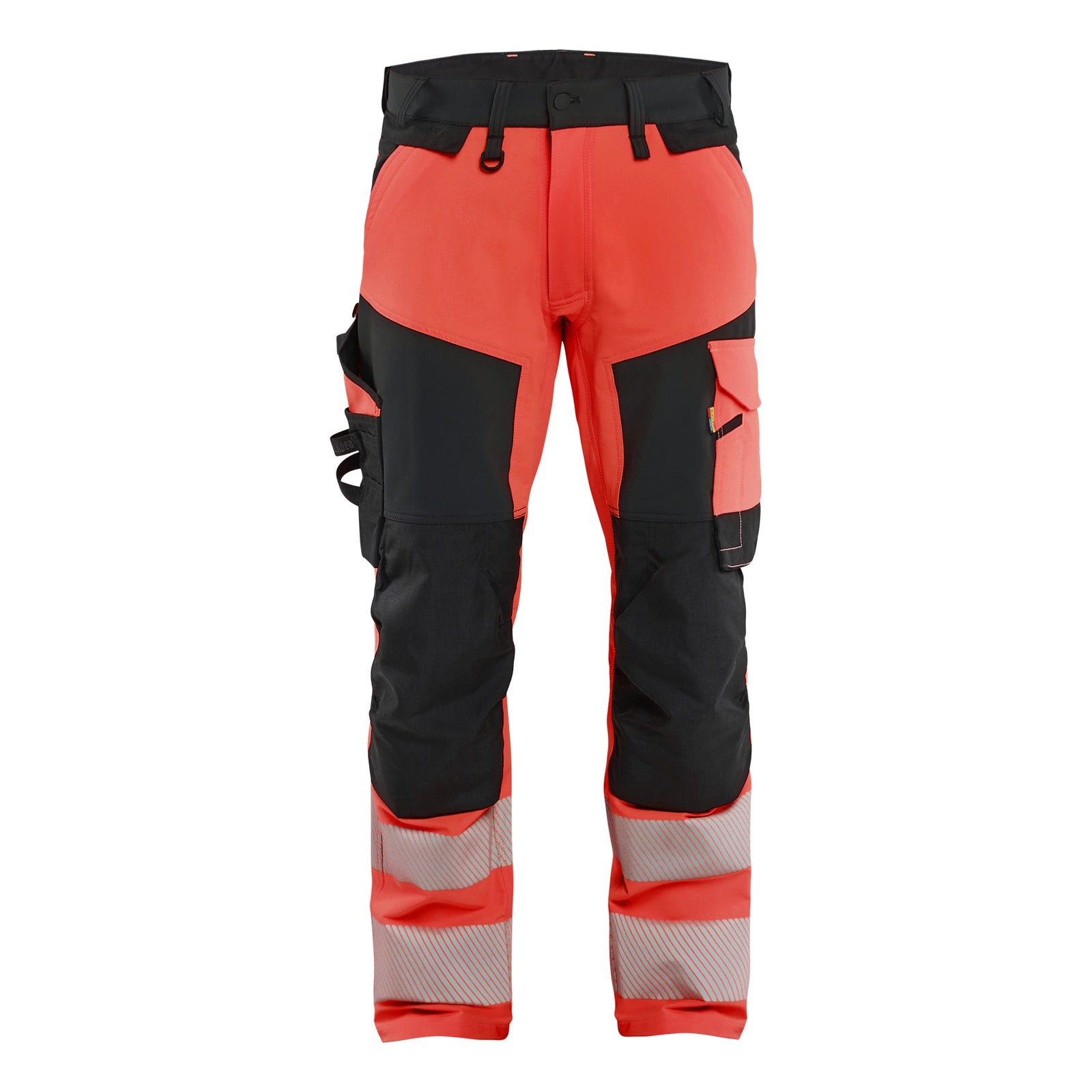 Blaklader BLAKLADER 11241648 Hi Vis Trousers 4 Way Stretch Hi Vis Reflective Work Trousers Men - double weave - 112416485599