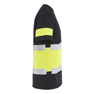 Blaklader BLAKLADER 33871030 Hi Vis T shirt Hi Vis Reflective Short Sleeve Work T-Shirt MEN - 100% Cotton - 338710309933_CR