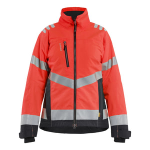 Blaklader BLAKLADER 47621977 WOMEN’S LIGHTWEIGHT LINED WINTER JACKET HI VIS Work Jacket WOMEN - Waterproof - 476219775599
