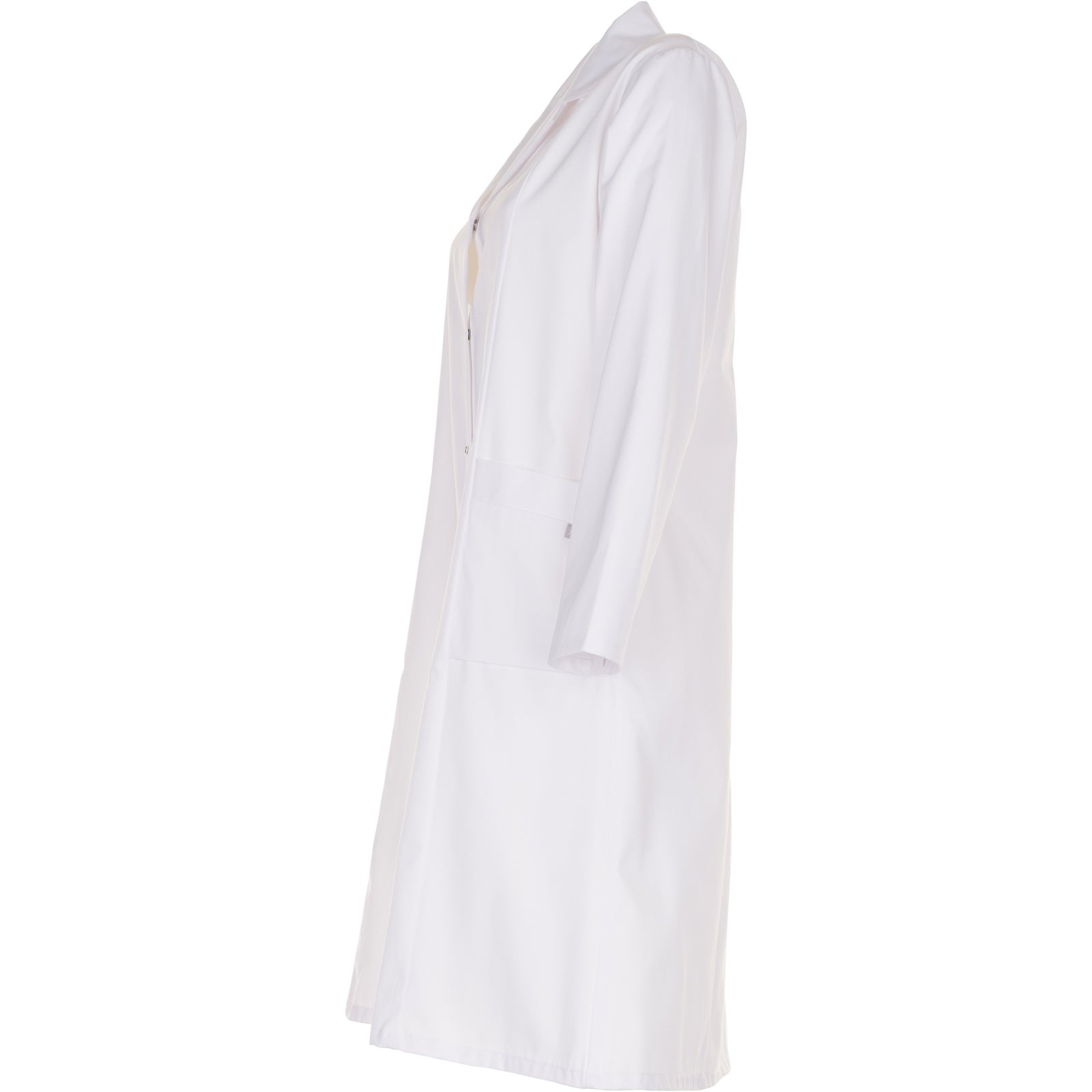 Planam Ladies Coat long sleeve pure white - Model view 4