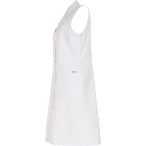 Planam Ladies Coat sleeveless pure white - Model view 4