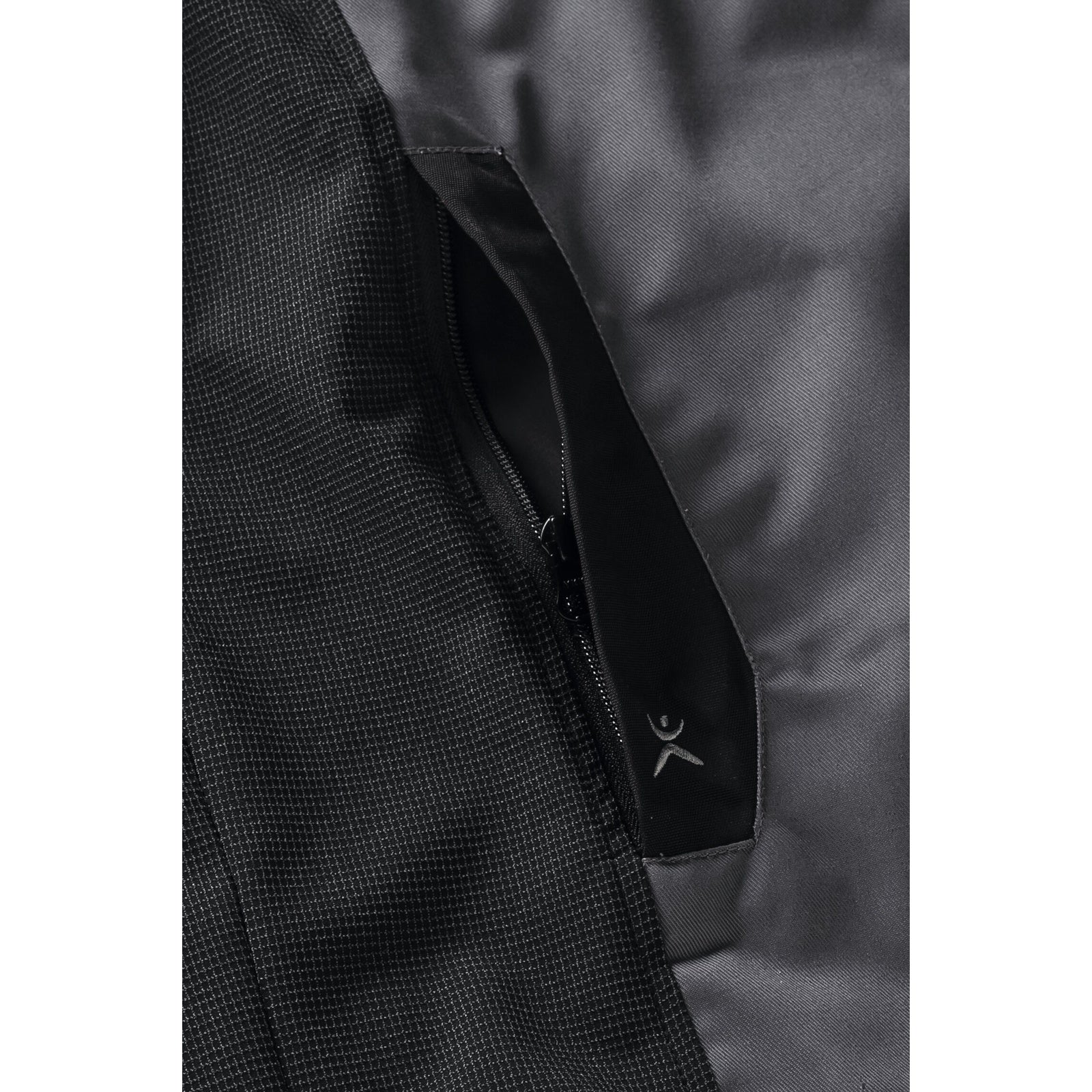 Planam Norit Men's Hybrid jacket slate/black - Side pockets with reliable zip