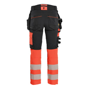 Blaklader BLAKLADER 70251648 Women's Hi Vis trousers 4 way stretch Hi Vis Reflective Work Trousers Women - double weave - 702516489955_2
