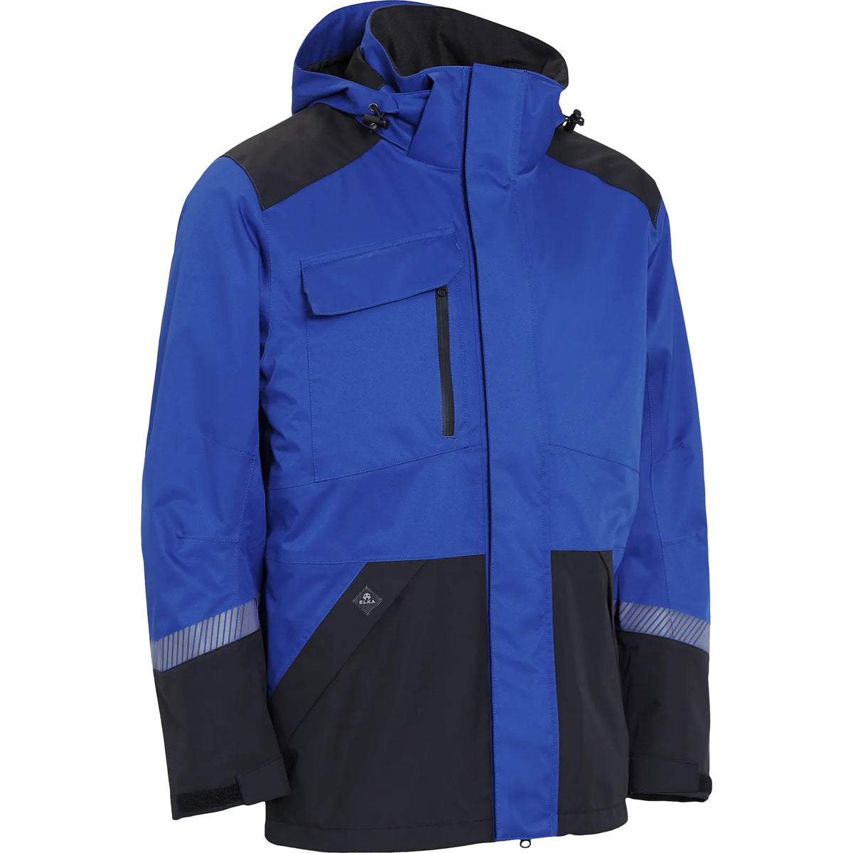 ELKA Rainwear - Working Xtreme Stretch Jacket - Royal Blue/Black
