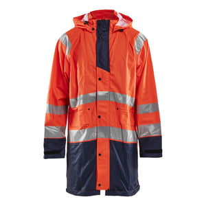 Blaklader BLAKLADER 43242000 Rain Jacket Hi Vis LEVEL 1 Hi Vis Reflective Rain Jacket MEN - Waterproof - 432420005389