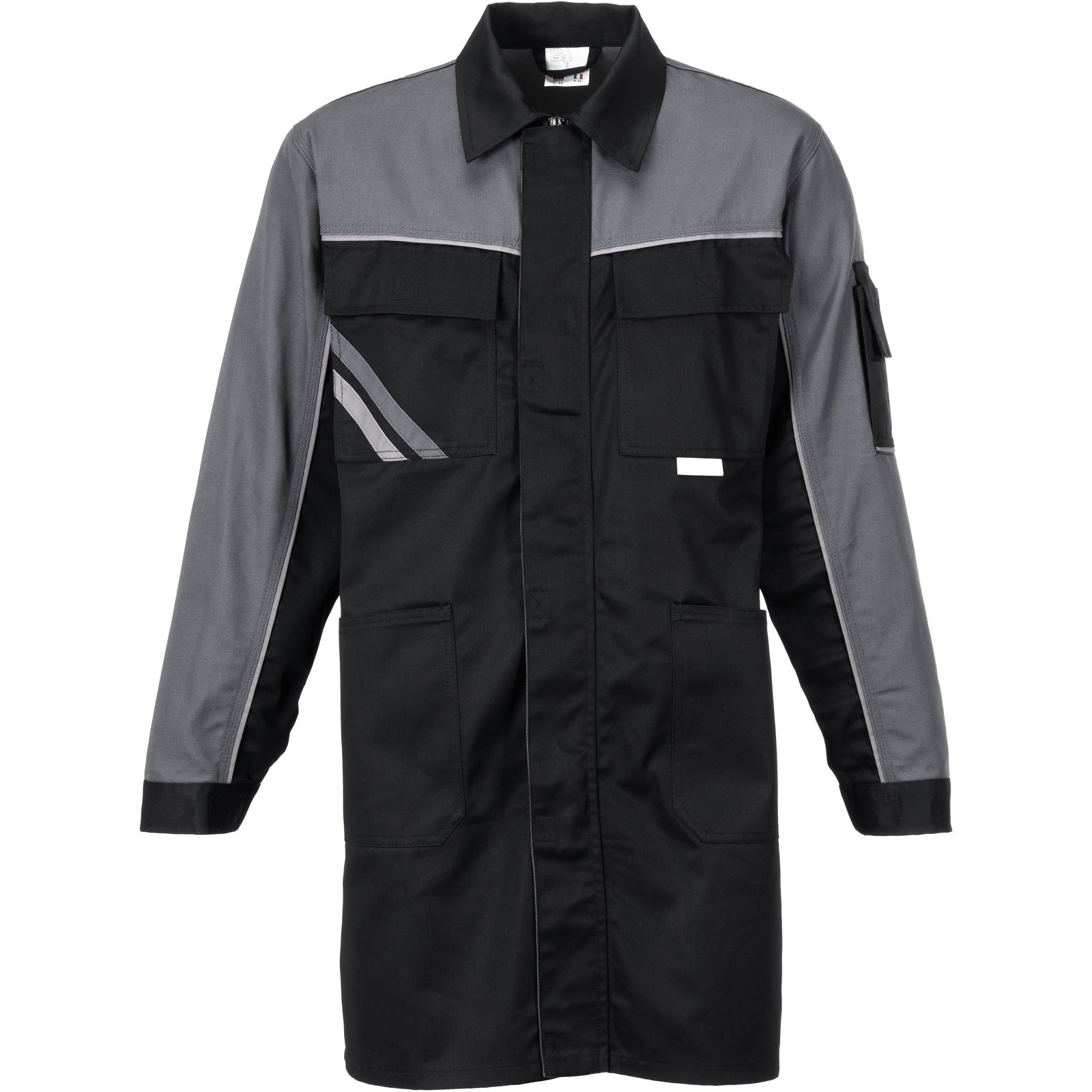 Planam Highline Men´s Coat black/slate/zinc - Model view 1
