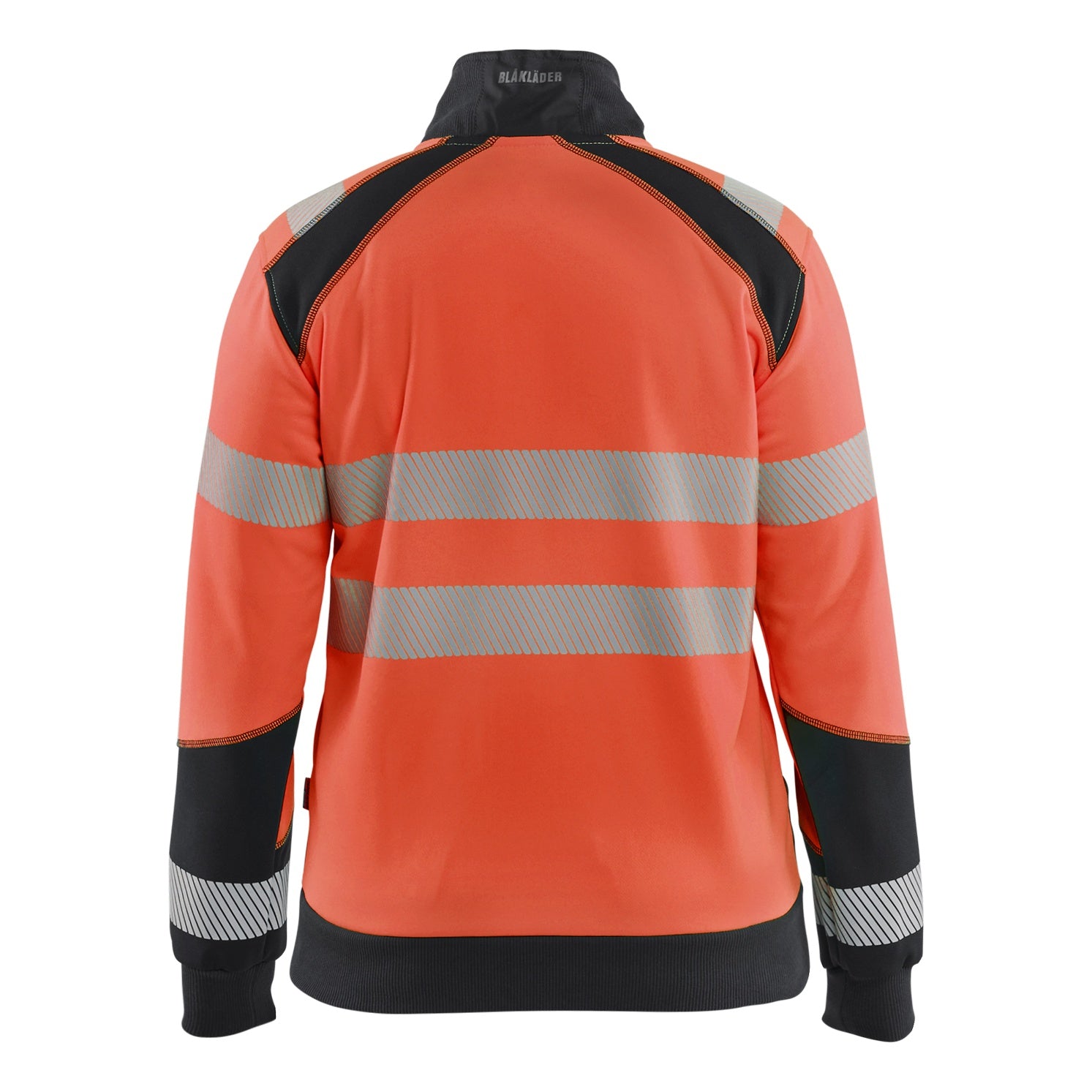 Blaklader BLAKLADER 35082528 Hi Vis Reflective Half-zip Work Sweatshirt WOMEN - Brushed Inside - 350825285599_2