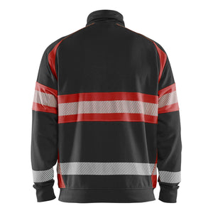 Blaklader BLAKLADER 35511158 Hi Vis Sweater Hi Vis Reflective Full-zip Work Sweatshirt MEN - 100% Cotton - 355111589955_2