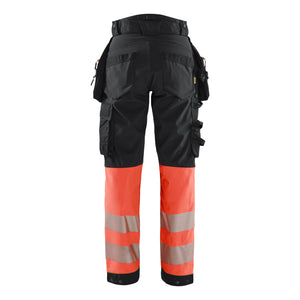 Blaklader BLAKLADER 71142513 | Women's Hi Vis softshell trousers Hi Vis Reflective Work Trousers Women - Waterproof - 711425139955_2