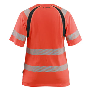 Blaklader BLAKLADER 35032537 Women’s Hi Vis T shirt Hi Vis Reflective Short Sleeve Work T-Shirt WOMEN - Moisture Wicking - 350325375599_2