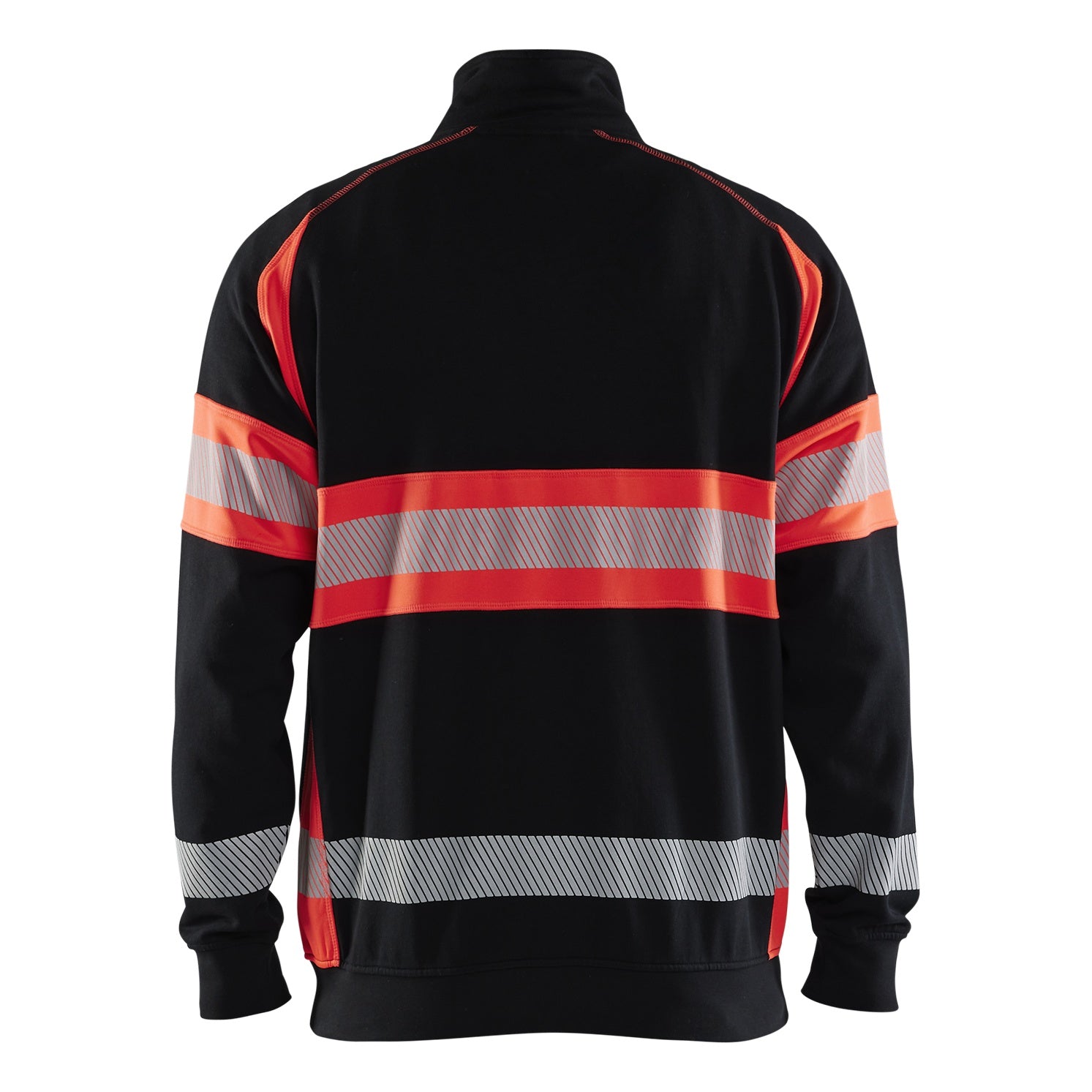 Blaklader BLAKLADER 35531158 Hi Vis Sweater Hi Vis Reflective Half-zip Work Sweatshirt MEN - 100% Cotton - 355311589955_2