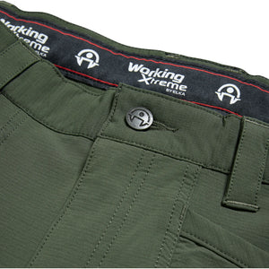 ELKA Rainwear - Working Xtreme Recycled Workwear Trousers - Olive/Black