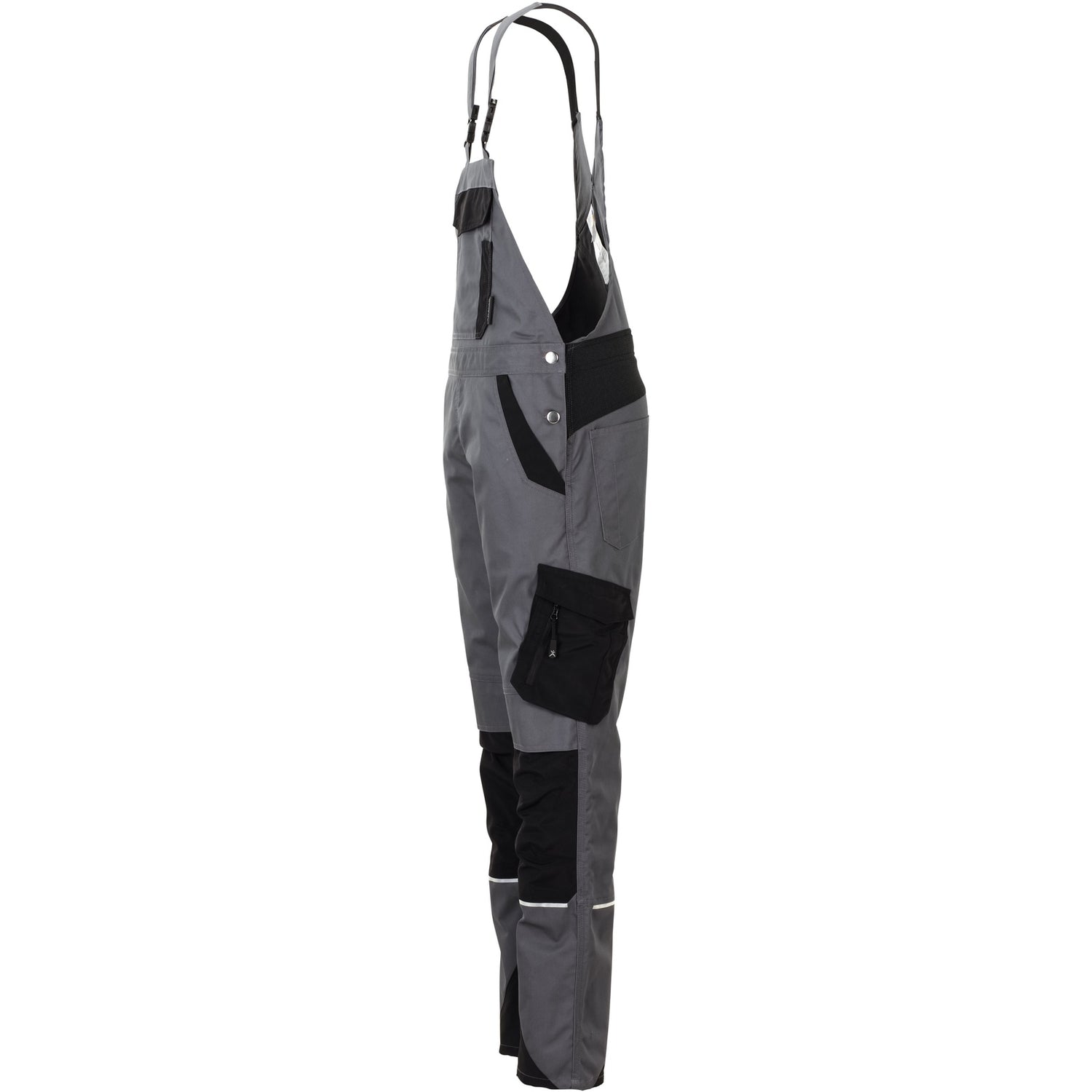 Planam Norit Women's dungarees slate/black - Model view 4