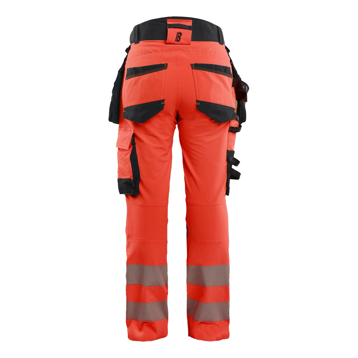 Blaklader BLAKLADER 70221648 Women's Hi Vis trousers 4 way stretch Hi Vis Reflective Work Trousers Women - double weave - 702216485599_2