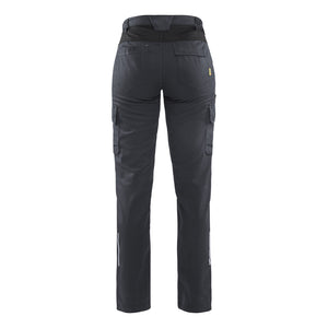 Blaklader BLAKLADER 71441832 Women's industry trousers stretch Hi Vis Reflective Work Trousers Women - twill fabric - 714418329699_2