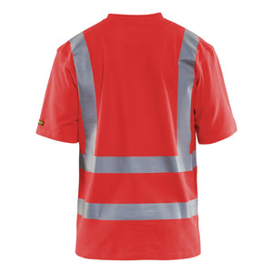 Blaklader BLAKLADER 33801070 UV T SHIRT HI VIS Hi Vis Reflective Short Sleeve Work T-Shirt MEN - UV Protection - 338010705500_CB
