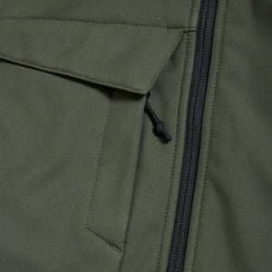 ELKA Rainwear - Working Xtreme Softshell Jacket with detachable sleeves - Olive/Black